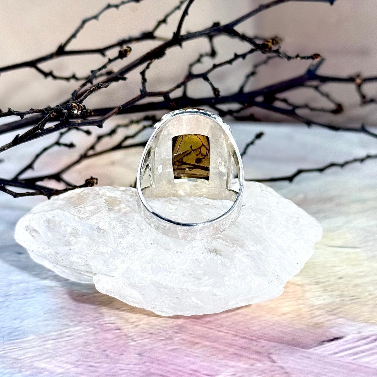 Size 9 Citrine Ring