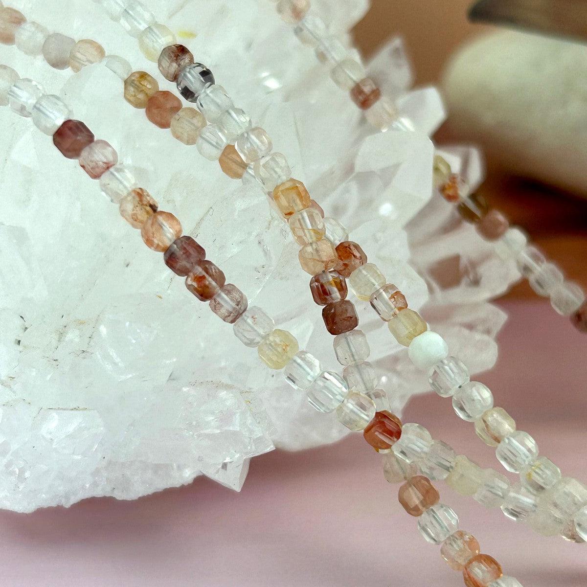 Multi Colour Stone Beaded Necklace
