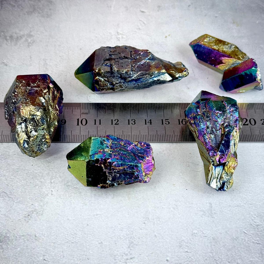 Rainbow Quartz Crystal Point