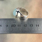 Aquamarine Ring For Small Fingers