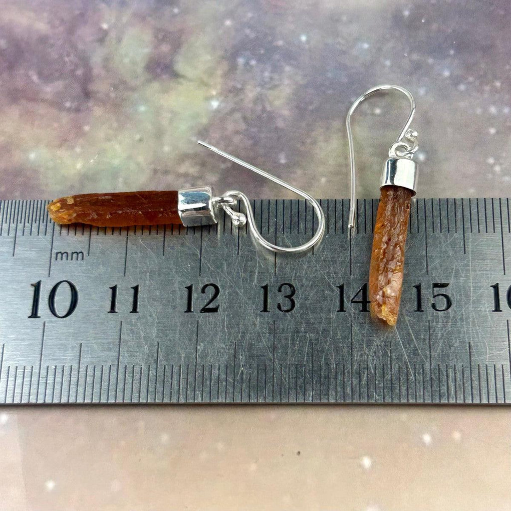 Rare Crystal Sterling Silver Earrings