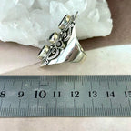 Boho Smokey Quartz Ring