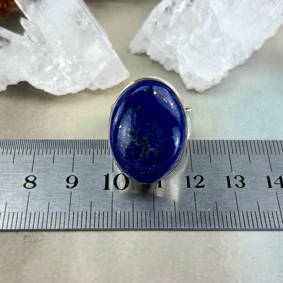 Blue And Gold Stone Ring