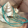 Turquoise Crystal Bead Necklace