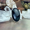 Large Size Black Tourmaline Ring