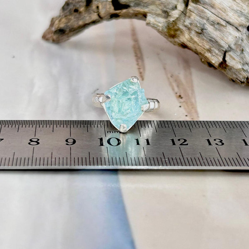 Aquamarine Bohemian Ring