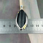 Black Tourmaline Raw Assorted Shape Pendants