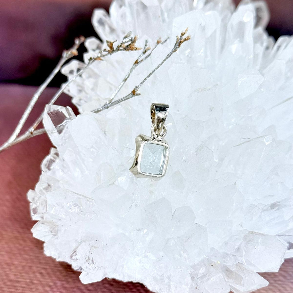 Sterling Silver Aquamarine Pendant