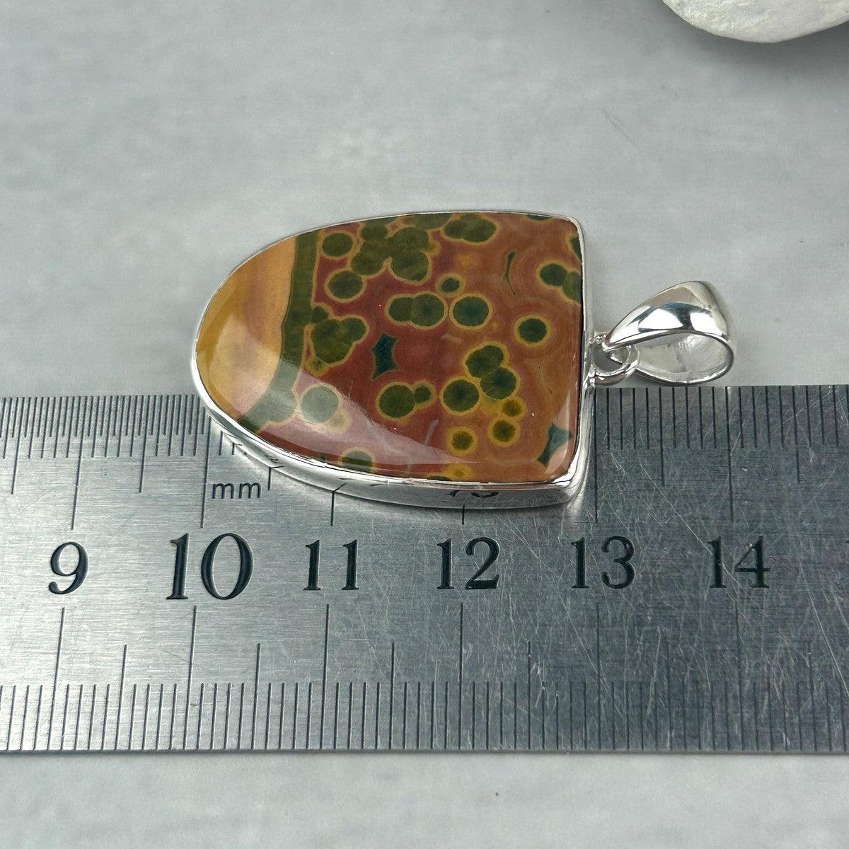 Ocean Jasper Unisex Design Pendant