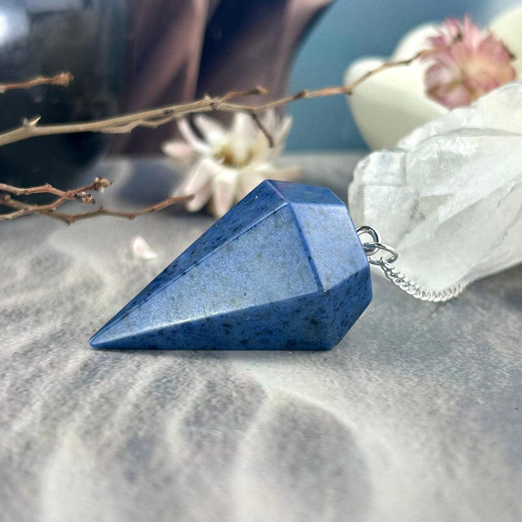 Blue Crystal Pendulum