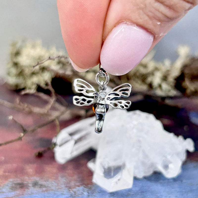 Baltic Cognac Amber Fairy Pendant