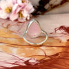 Pink Emerald Sterling Silver Ring