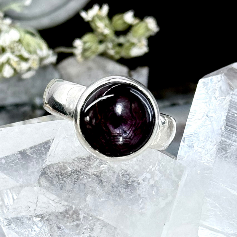Round Ruby Ring