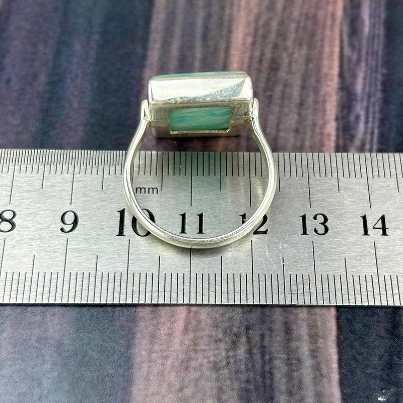Amazonite Size 10 Ring