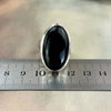 Silver Obsidian Ring