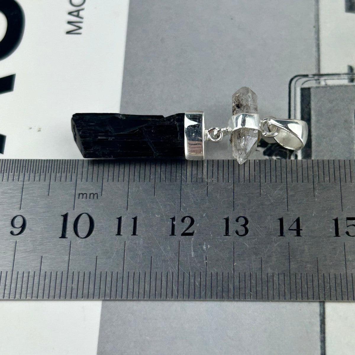 Black Raw Stone Pendant