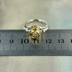 Round Cut Citrine Ring