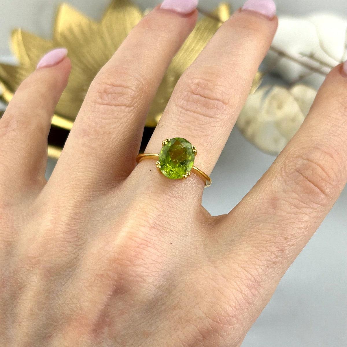 August Birthstone Ring