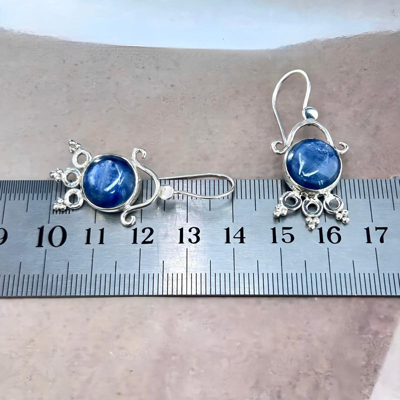 Kyanite Sterling Silver Earrings