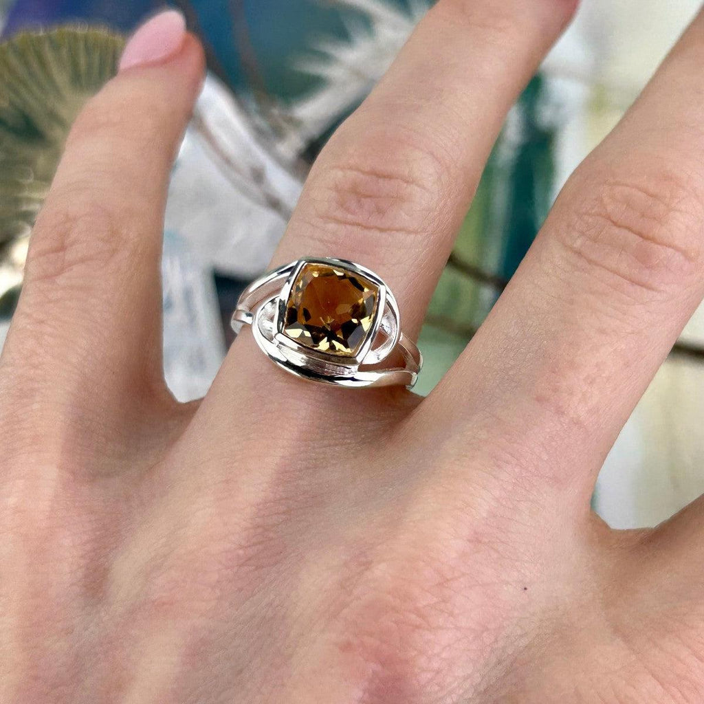 Elegant Citrine Ring