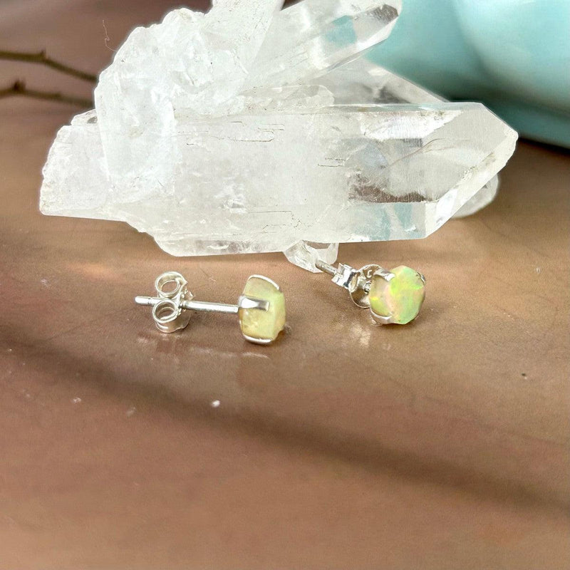 Opal Stud Earrings