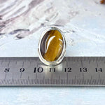 Golden Tiger’s Eye Oval Ring