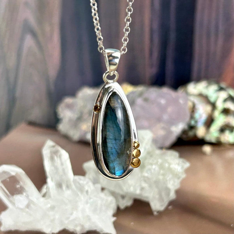 Labradorite Cabochon Pendant