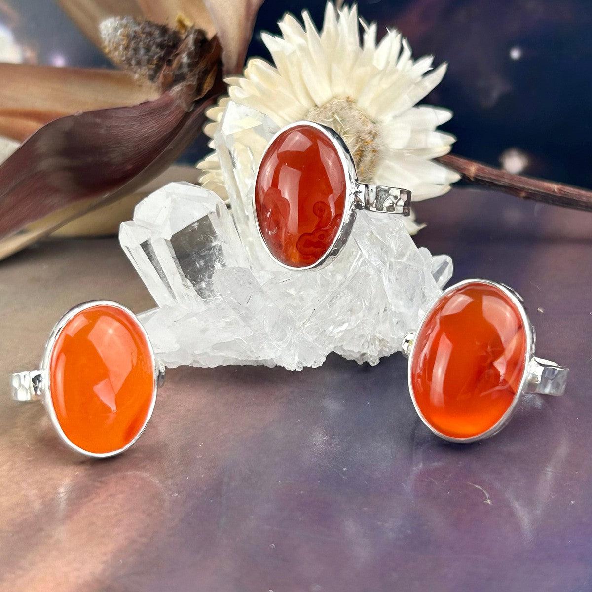 Carnelian Oval Ring