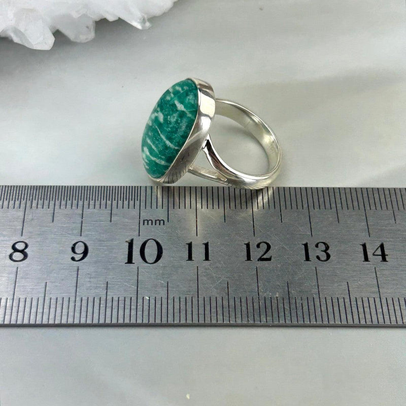 Vibrant Green Crystal Ring