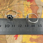 Gemstone Flower Ring