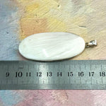 Scolecite Elongated Oval Large Pendant