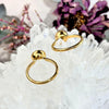 Baltic Assorted Amber Gold Plated Rings