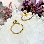 Baltic Assorted Amber Gold Plated Rings