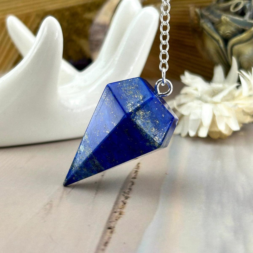 Lapis Stone Pendulum