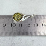 Baltic Green Amber Round Celtic Pendants
