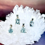 Petite Aquamarine Crystal Pendant