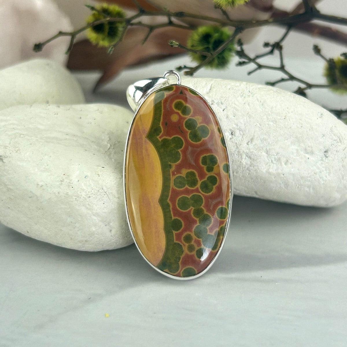 Unique Pattern Jasper Pendant