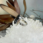 Square Black Tourmaline Ring