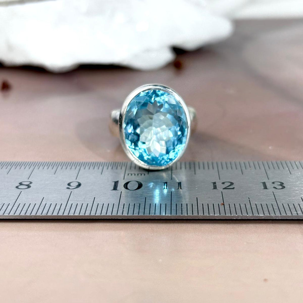 Large Oval Gemstone Ring