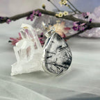 Tourmalated Quartz Pear Pendant