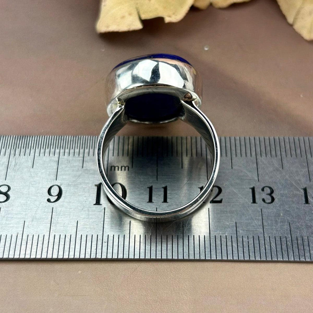 Men's Oval Crystal Ring