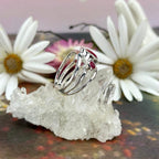 Pink Semi Precious Gemstone Ring
