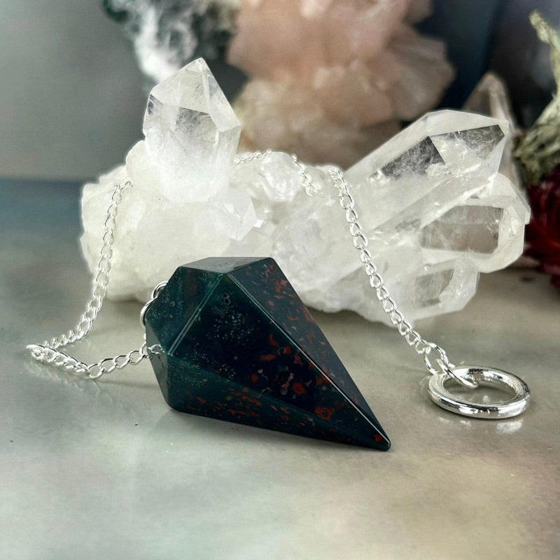 Red And Green Crystal Pendulum