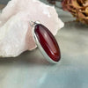 Elongated Oval Carnelian Pendant