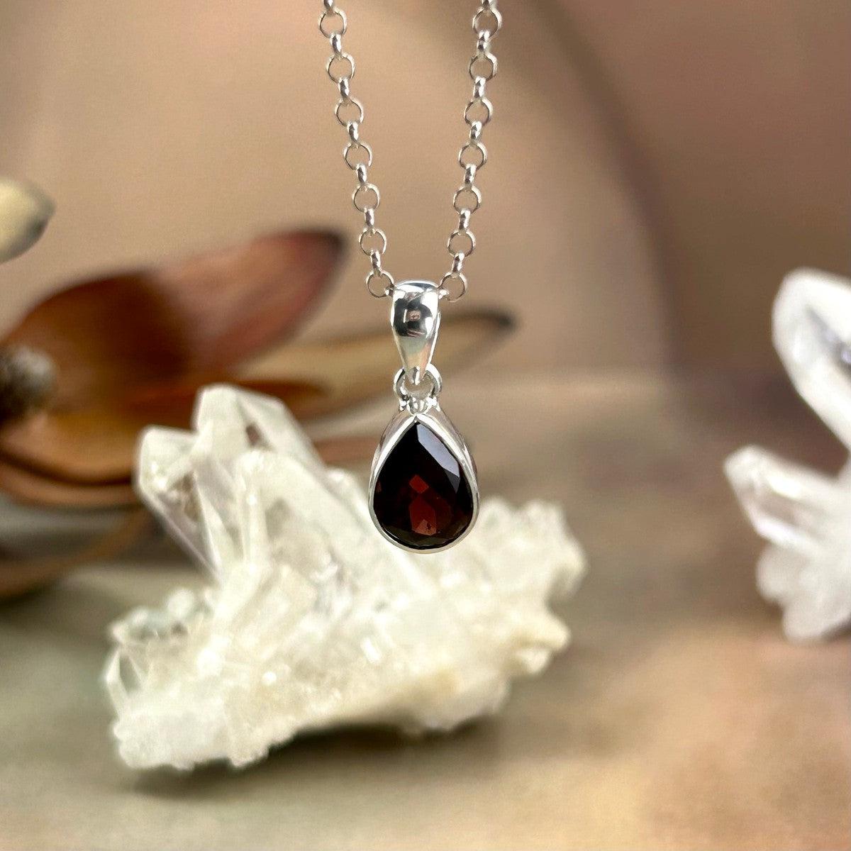 January Birthstone Pendant