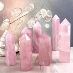 Rose Quartz Crystal Points