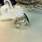 Blue Stone Silver Ring