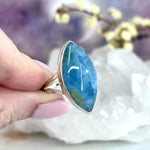 Affordable Aquamarine Crystal Ring