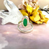 Green Crystal Women's Ring