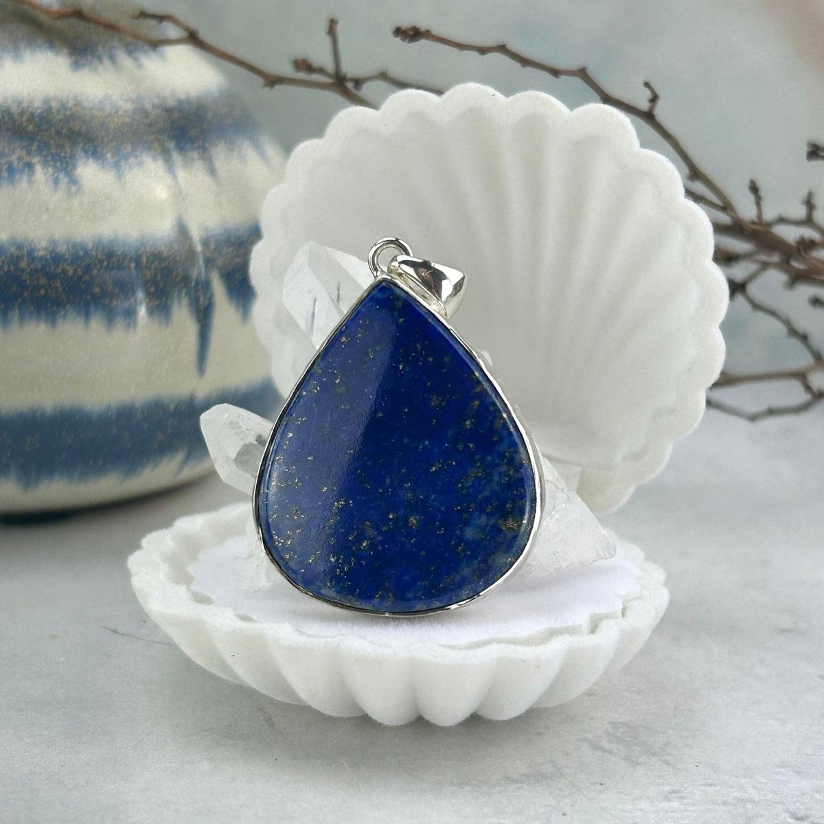 Lapis Lazuli Teardrop Pendant